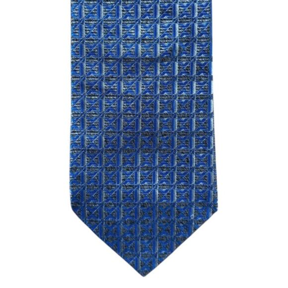 Fumagalli Blue/Gray Tie - Picture 2 of 7